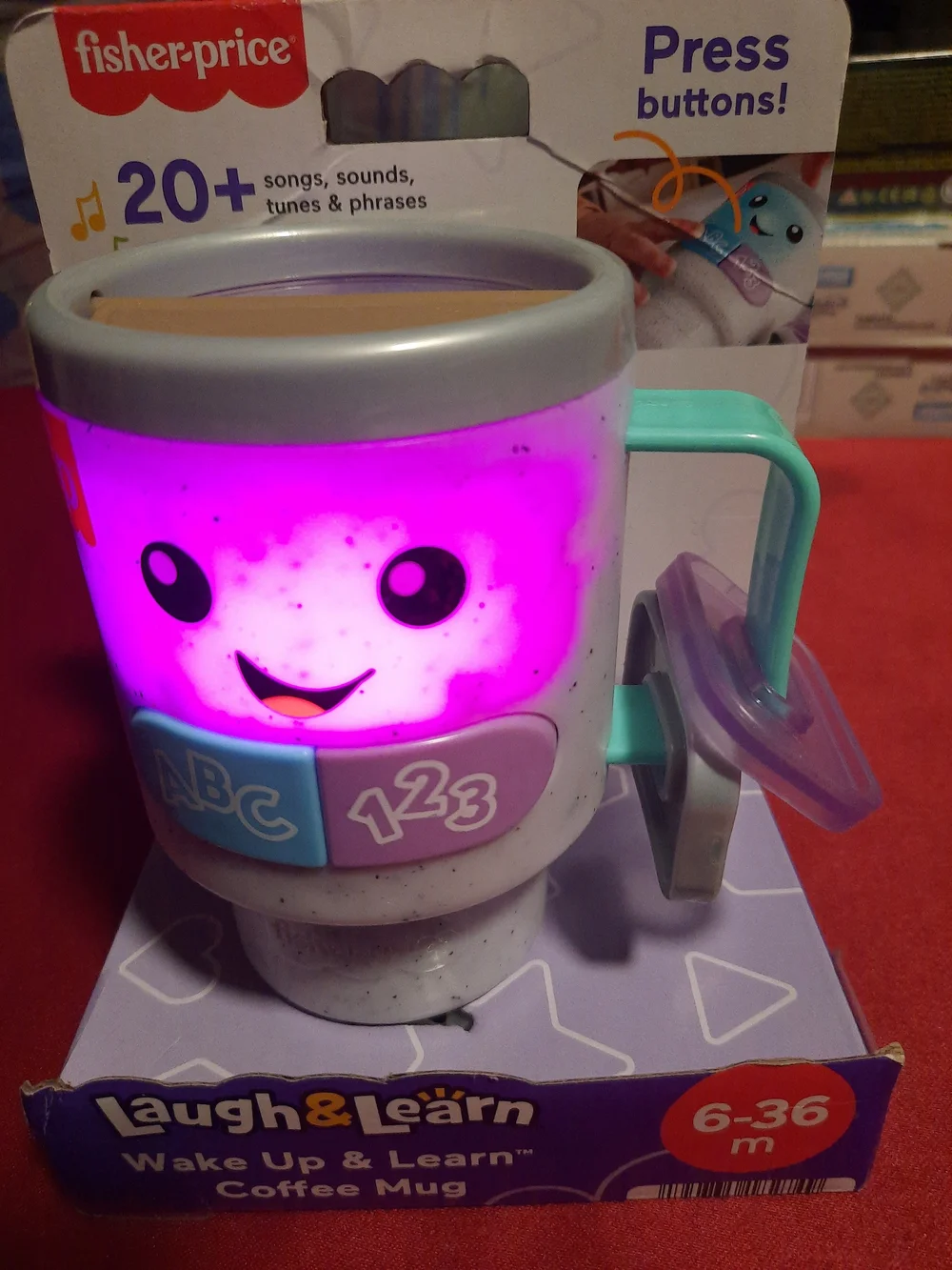 Fisher-Price Laugh & Learn Light-Up Singing Learning Coffee Mug